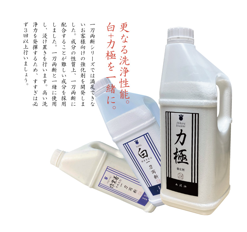 作業着 -sagyogi- 一刀両断 2kg×4本 油 作業服 ワイシャツ 洗剤 クリーニング師が開発 送料無料 洗剤 