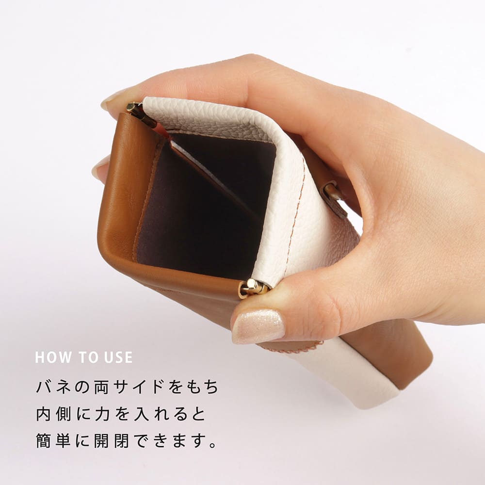 日本製 本革 ばね口 メガネケース 眼鏡ケース レザー バネ式 メンズ