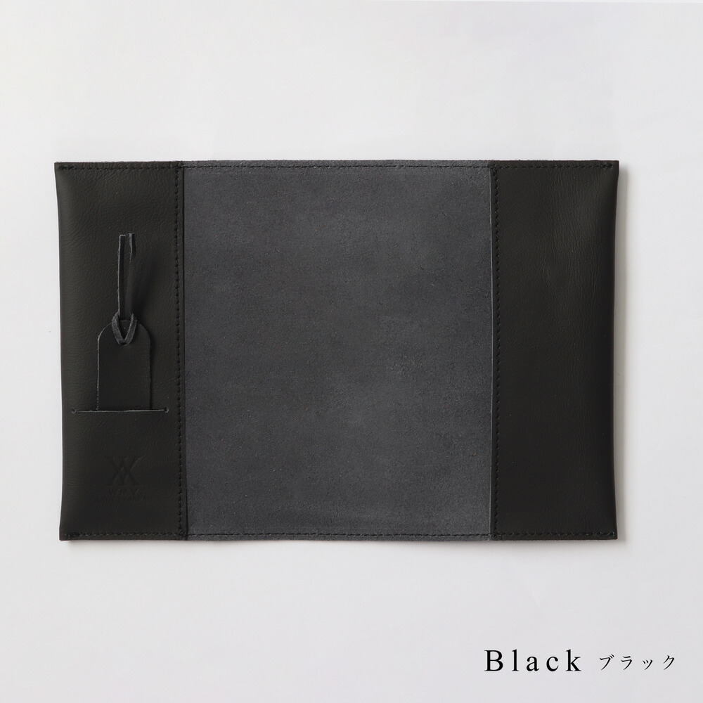 レザーブックカバー しおり セット 日本製 シンプル バイカラー お洒落
