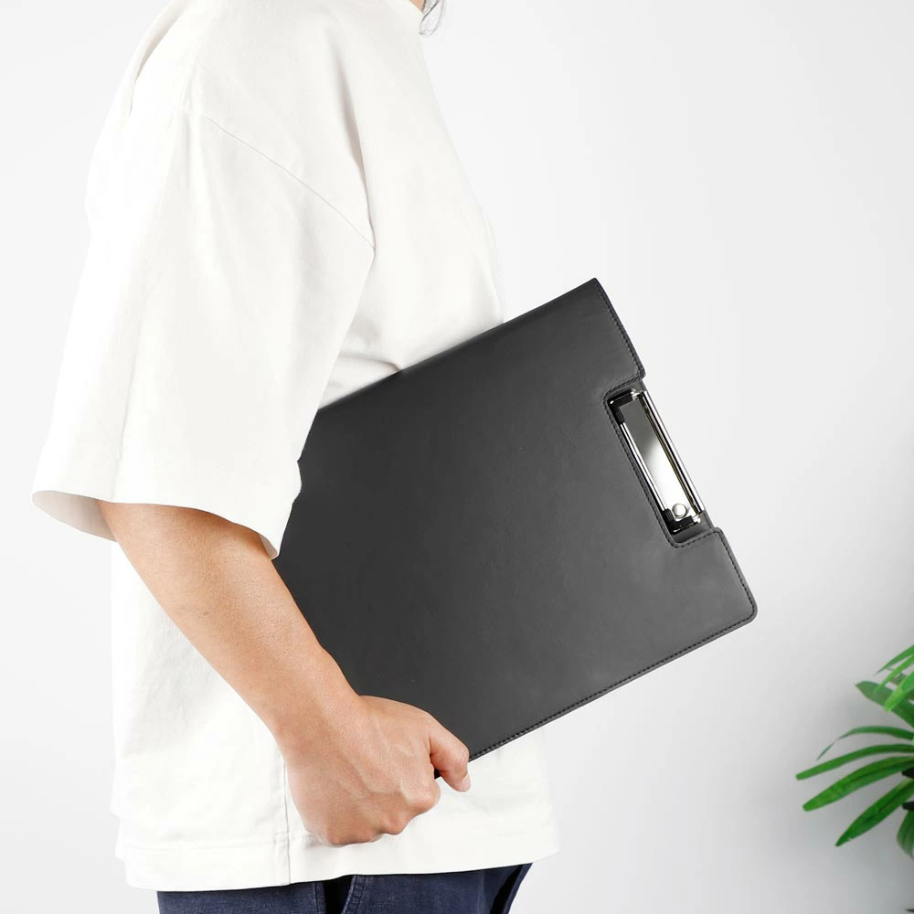 日本製 本革 バインダー A4 クリップボード 事務用品 カジュアル