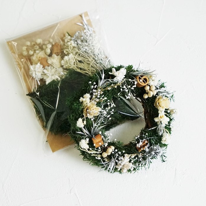 リースキット ドライフラワー手作りリースキット 全7種類 ドライフラワー プリザーブドフラワー 手作り セット インテリア リース クリスマスリース Wreathkit1 グリーンショップ花うらら 通販 Yahoo ショッピング