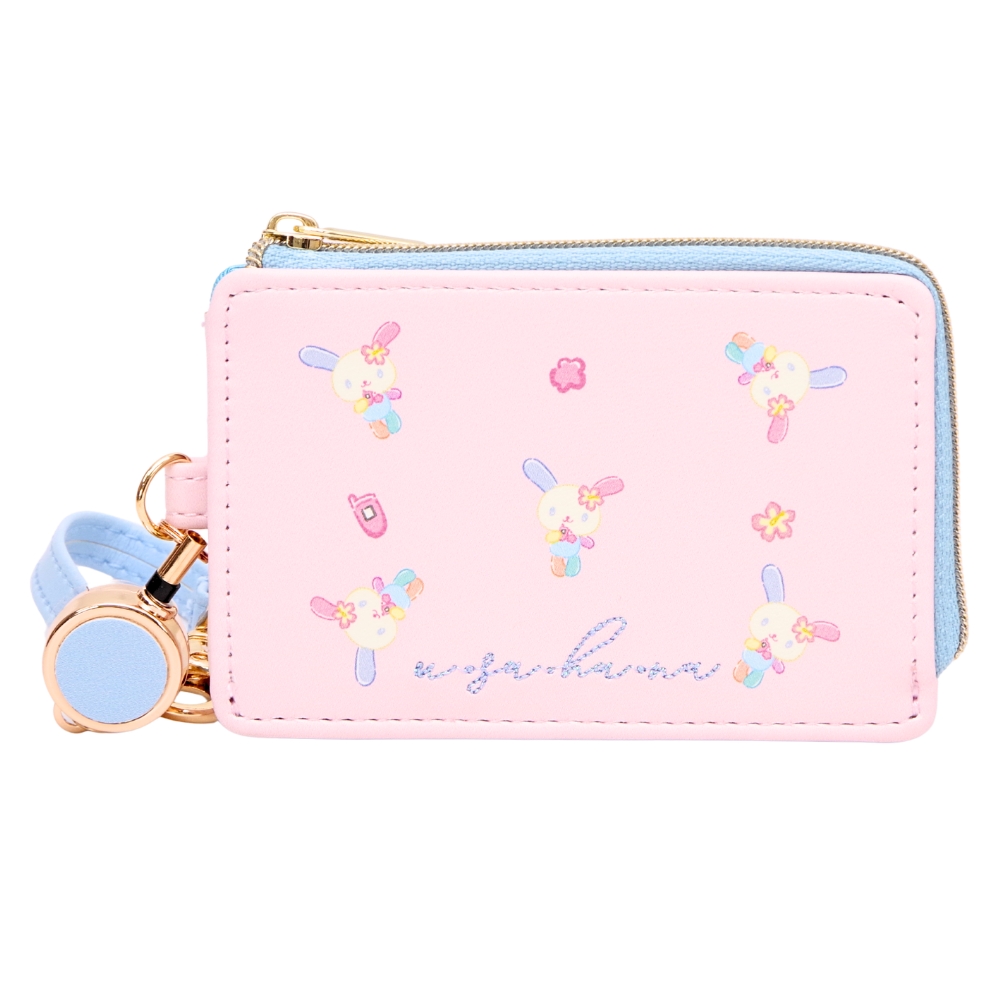 Flowering サンリオ リール付き パスケース ポケット付き シナモロール
