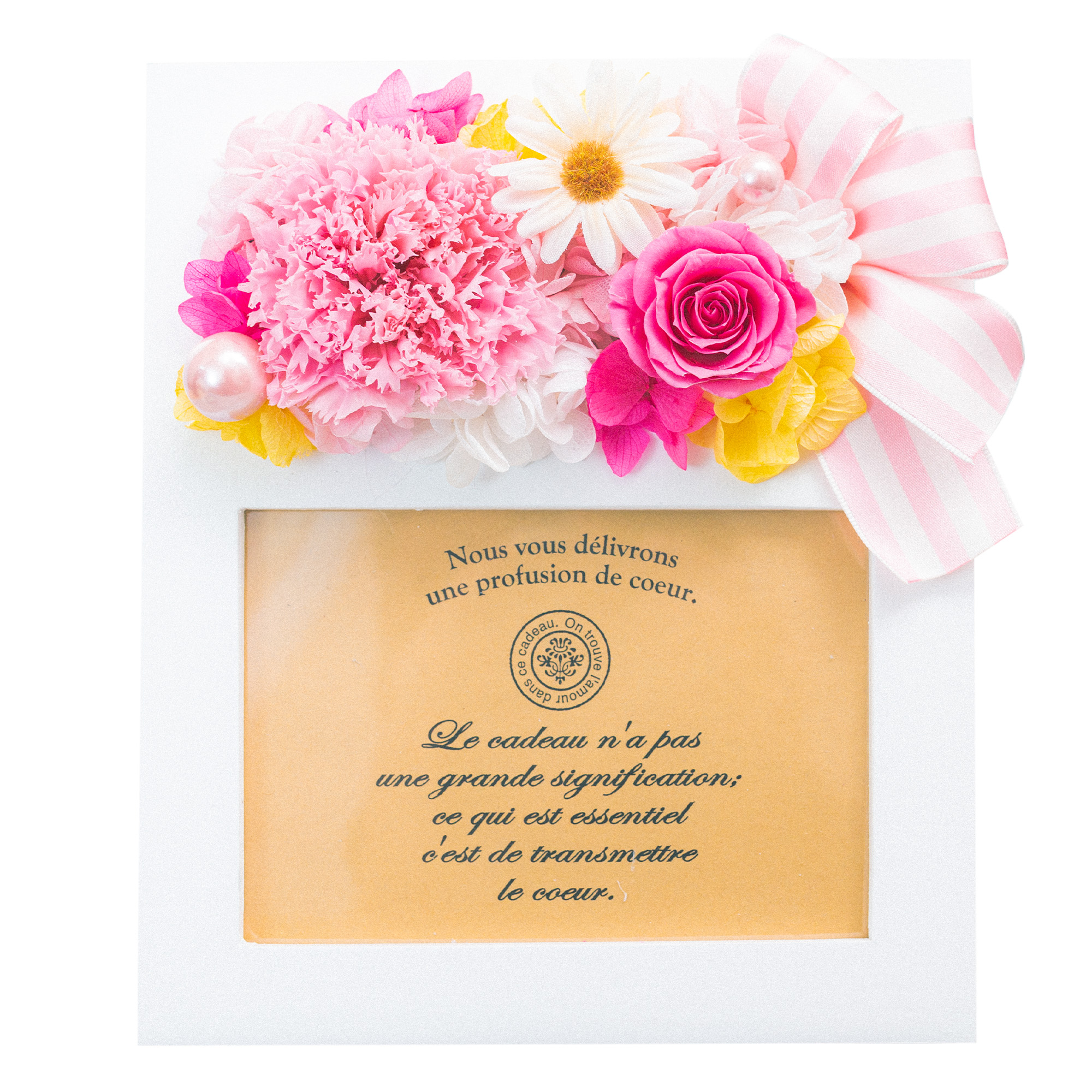 プリザーブドフラワー 写真立て 母の日 結婚祝い プレゼント ギフト