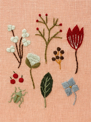 刺繍キット マカベアリス 12ヶ月のモチーフと生きものたち 9月 秋の