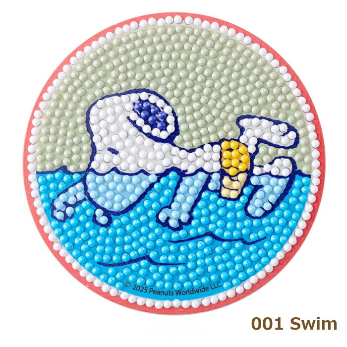 ビーズキット ダイヤモンドフィックス コースターキット スヌーピー