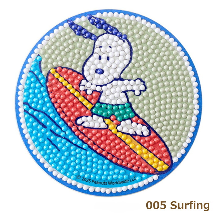 ビーズキット ダイヤモンドフィックス コースターキット スヌーピー