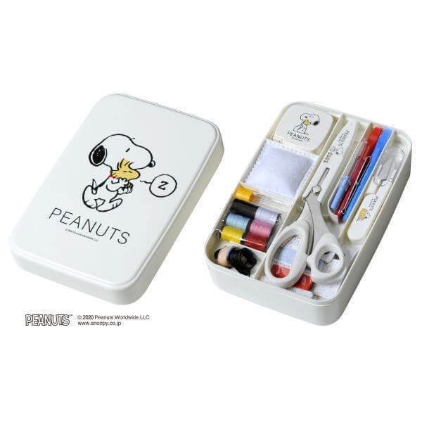 ミササ 裁縫セット スヌーピー ソーイングセット うす型タイプ No.8559