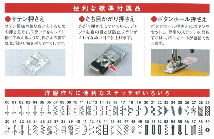 ジャノメ JANOME プログラム自動糸切り機能付コンピュータミシン JN831