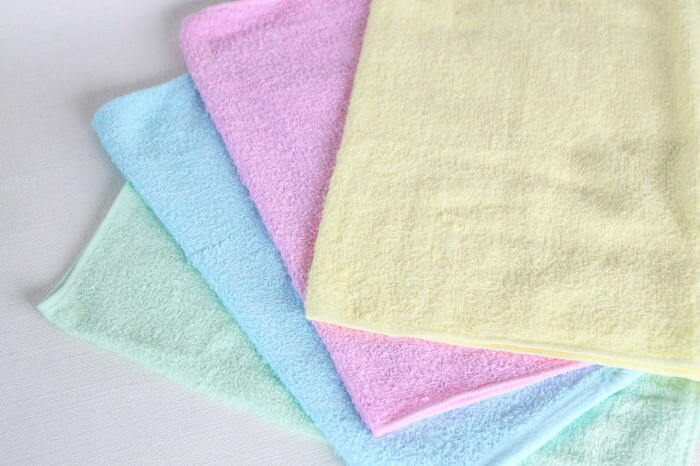 業務用 カラータオル 200匁 60枚セット ピンク/イエロー/ブルー