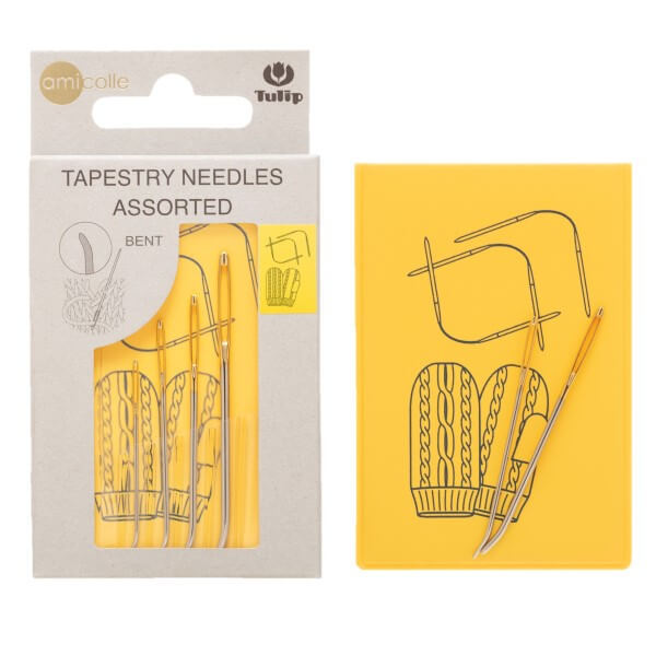 毛糸とじ針 アソートセット 先曲がり AC-065 amicolle TAPESTRY NEEDLES ASSORTED 日本製 編み物 チューリップ  :4974723417840:手芸の山久ヤフー店 通販 