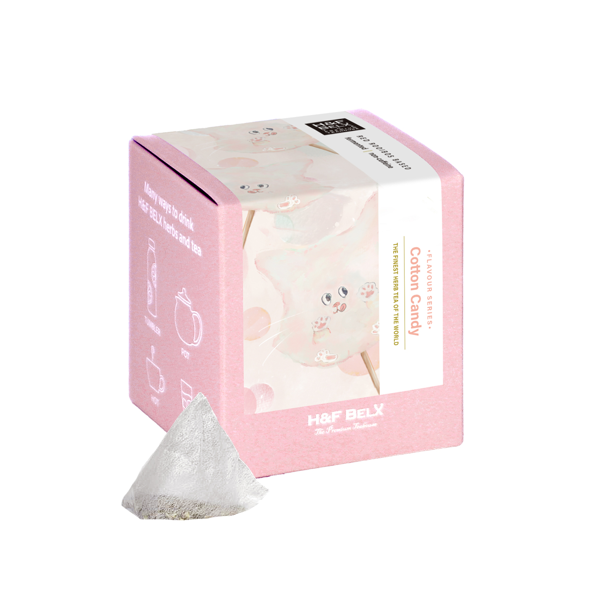 H＆F BELX ［CUBE］コットンキャンディー 2.0g×20包｜ルイボスティー