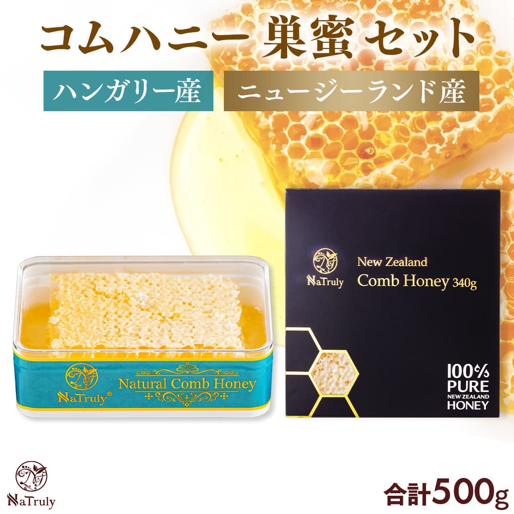 みつばち巣蜜　２パックセット➕トンガリ容器500g みつばち巣蜜 2パックセット➕トンガリ容器500g Amazon