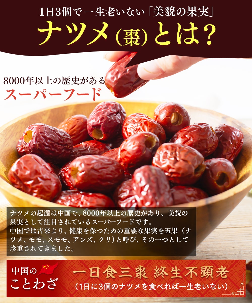 なつめ 無農薬 楼蘭なつめ お試し 2種セット ドライ種なし&チップス 無添加 棗 なつめチップス ナツメ ナトゥリー 関連画像4