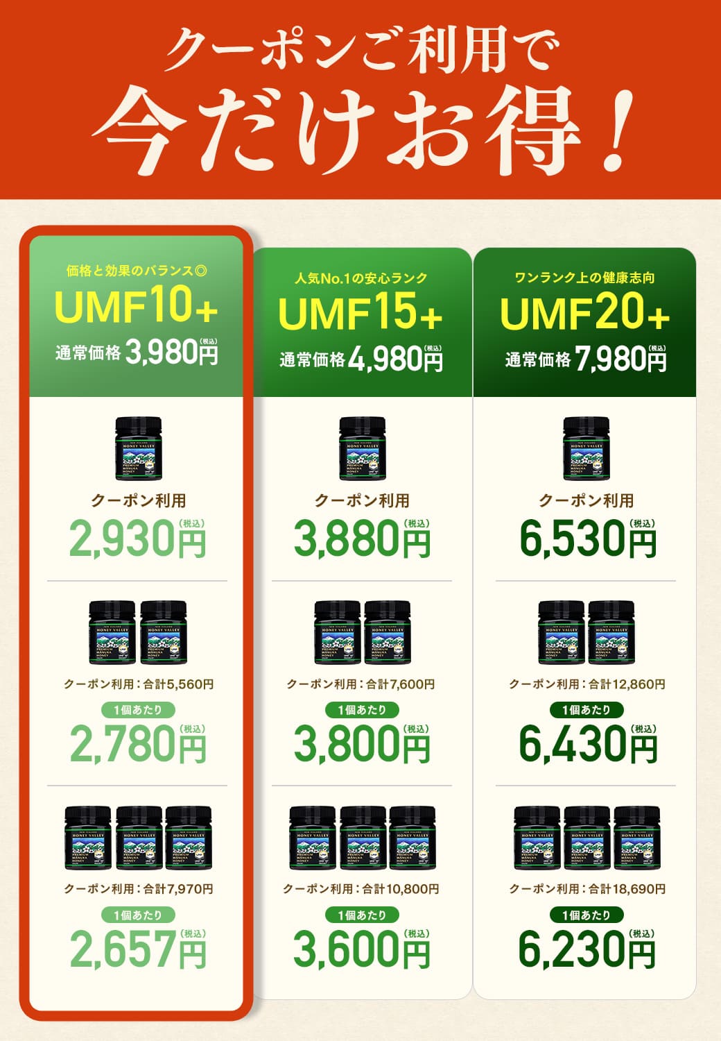 マヌカハニー UMF10+ 残留農薬検査済み 無農薬 非加熱 無添加 はちみつ マヌカ プレミアム MGO261以上 ハニーバレー 250g | ハニーバレー | 01