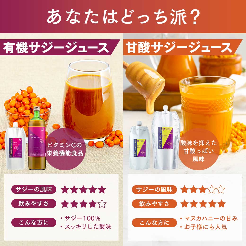 NaTruly（ナトゥリー） サジージュース 900ml 2本セット オーガニック