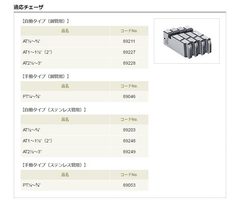 代引き不可 Asada アサダ 水道・ガス管ねじ切り機 ビーバー80ATII