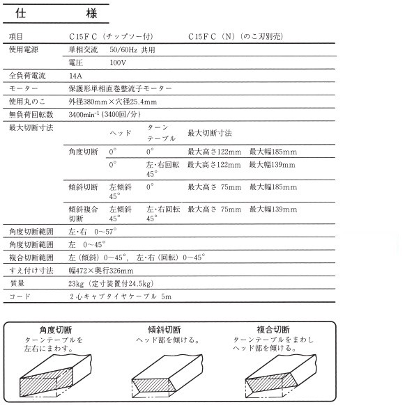 HiKOKI 工機ホールディングス 純正部品 卓上丸のこC15FC用 バイス（B