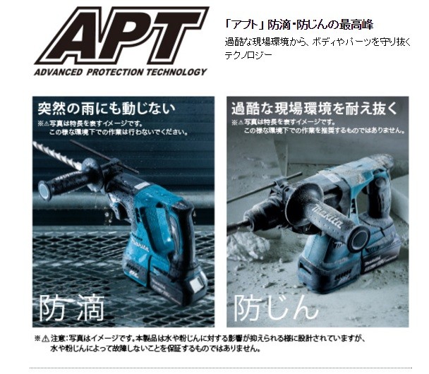 makita マキタ 24mm充電式ハンマドリル 18V HR244DZK（青）／HR244DZKB