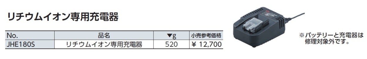 KTC 京都機械工具(株) リチウムイオン専用充電器 JHE180S :JHE180S