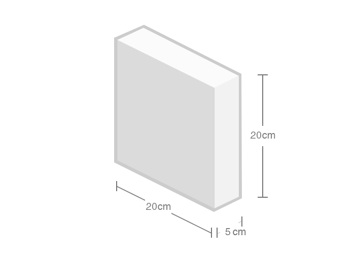 発泡スチロール ブロック 白 ホワイト 200×200×50mm :5180538:ハンズマン - 通販 - Yahoo!ショッピング