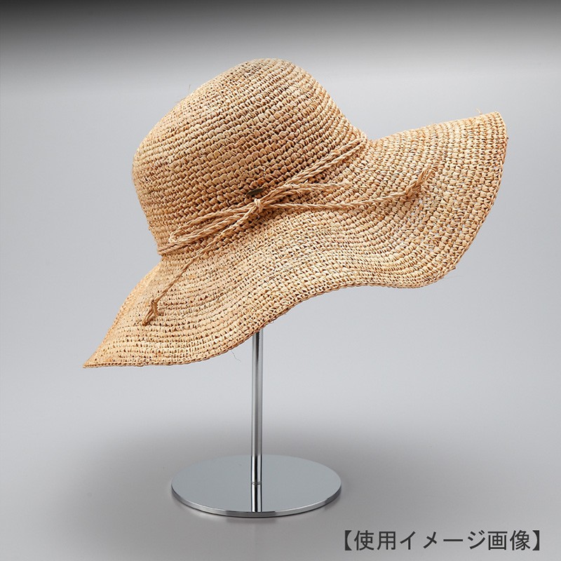帽子スタンド HAT-HF-MO クローム/1台 高さ調節可能 ディスプレイ 店舗