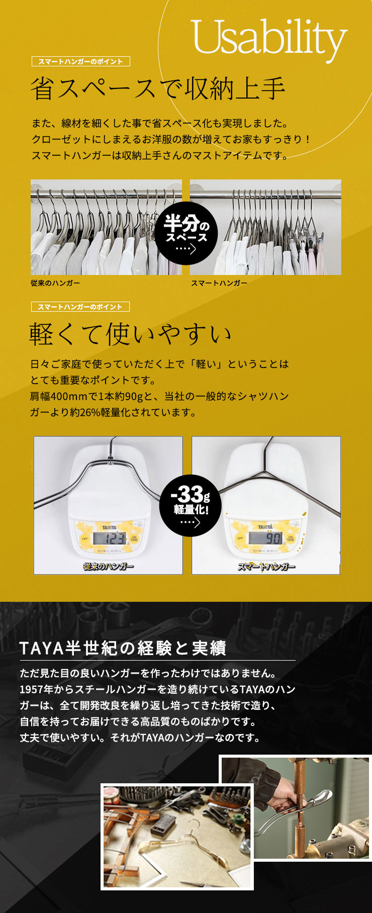ハンガー セット スマートハンガー すべらない おしゃれ 高級 50本