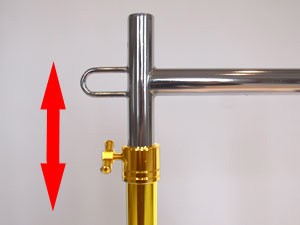 プロＧハンガーラック高さ調整