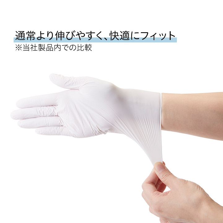 デイリーグローブニトリル2 パウダーフリー 1箱 300枚 SS／S／M／L