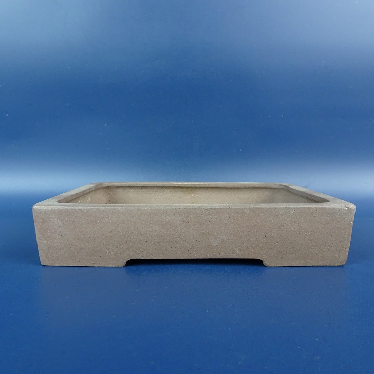 中古】盆栽鉢 常滑 柴勝 小型 長辺 約15.7cm 長方鉢 泥物 現品 中古鉢