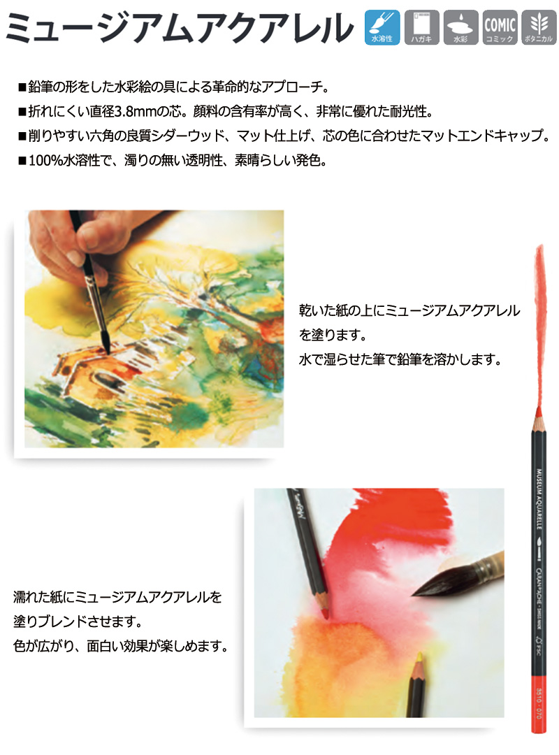 ルミナンス6901 Caran d'Ache カランダッシュ ミュージアムアクアレル