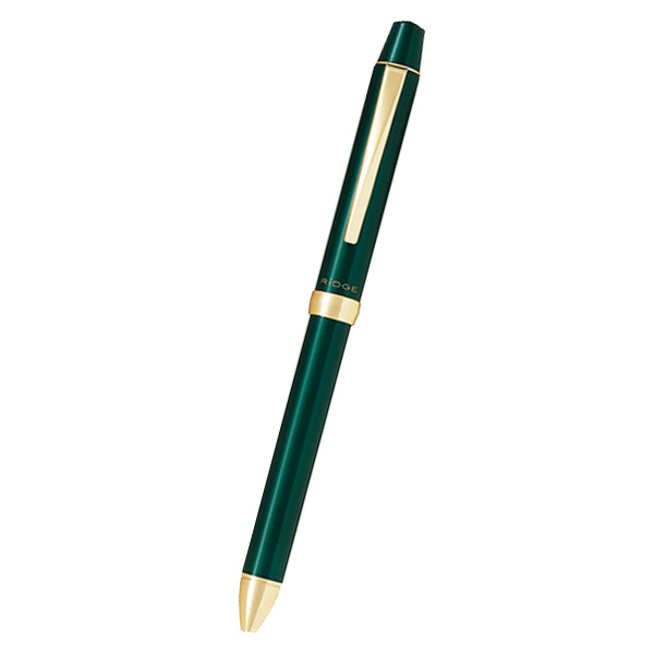 パイロット　RIDGE 3＋1　リッジ ネイビーゴールド 3色ボールペン　3本 個別名入れボールペン PILOT 3+1リッジ0.7mm ゴールド 高級多