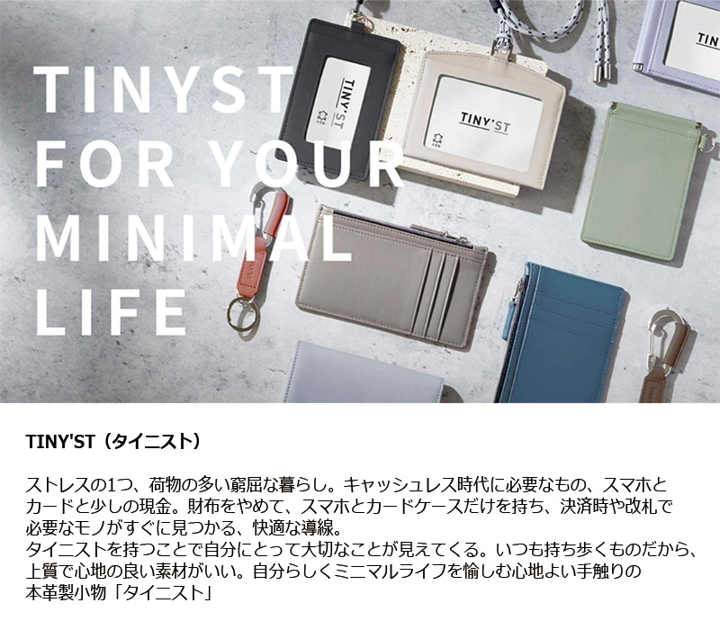 レイメイ藤井 TINY'ST(タイニスト) 牛革 IDカードケース IDカード