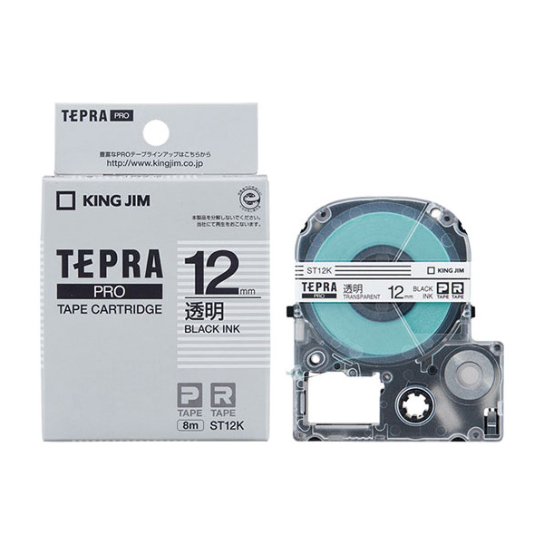 TEPRA PRO KING JIM キングジム テプラ 純正 テープカートリッジ 透明