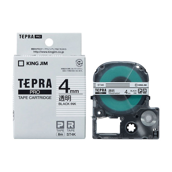 TEPRA PRO KING JIM キングジム テプラ 純正 テープカートリッジ 透明