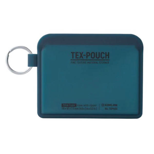 KING JIM（キングジム） TEX-POUCH テクスポーチ スリムタイプ 全4色
