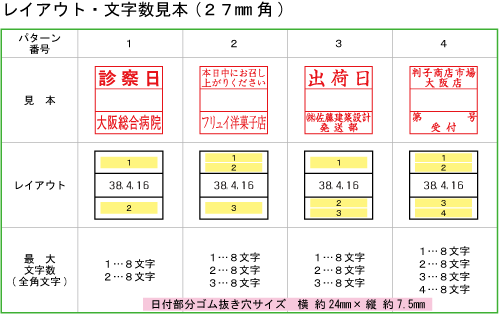 27角レイアウト見本