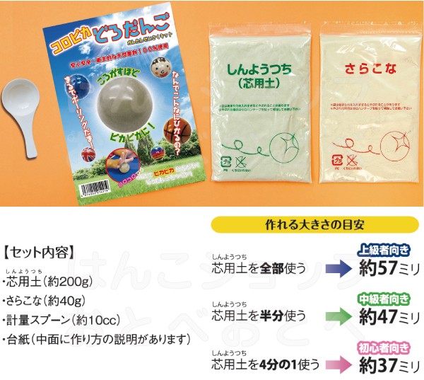 コロピカどろだんごの内容物