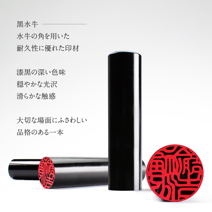 はんこ祭り 印鑑 はんこ 黒水牛印鑑18mm 実印 銀行印 印鑑実印 印鑑