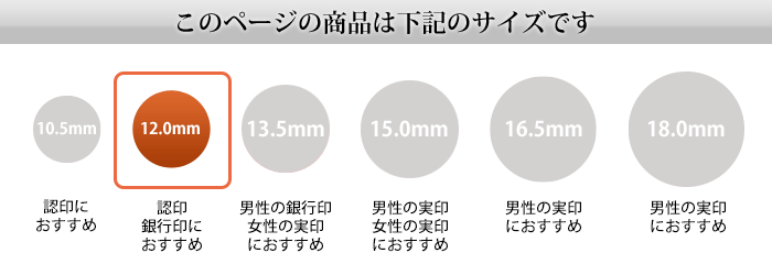 印鑑 はんこ 印鑑認印 アグニ印鑑12mm 印鑑はんこ 認印 銀行印 ハンコ(ゆうメール) (HK020)｜hankomaturi｜03