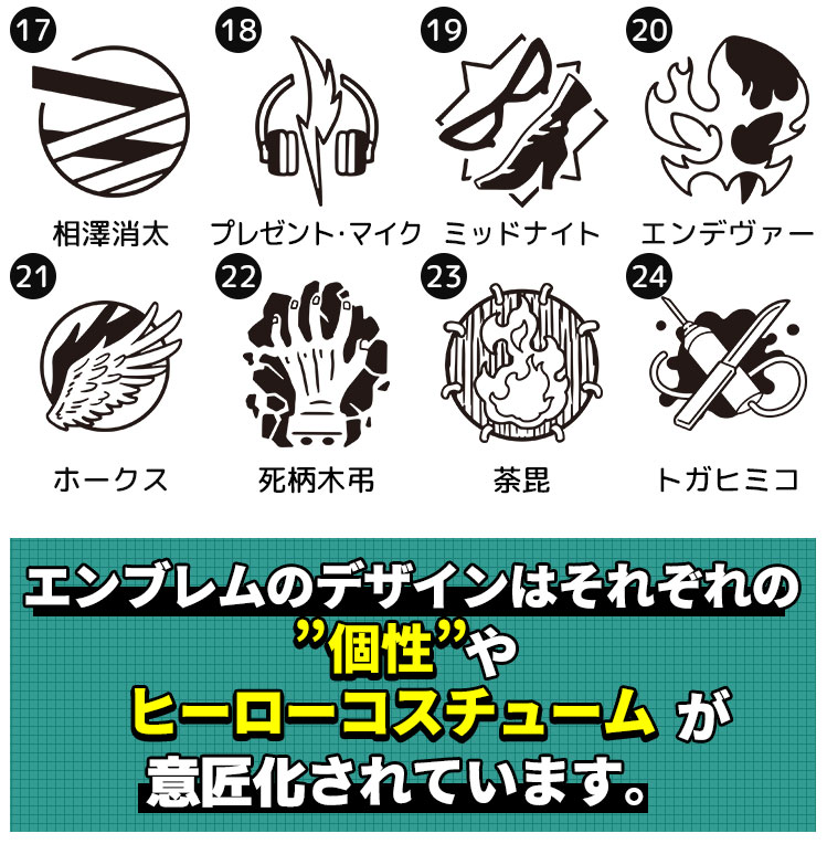 ヒロアカのはんこ ヒロアカの印鑑「僕のヒーローアカデミア エンブレム