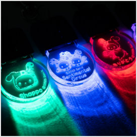 名入れLEDキーホルダー