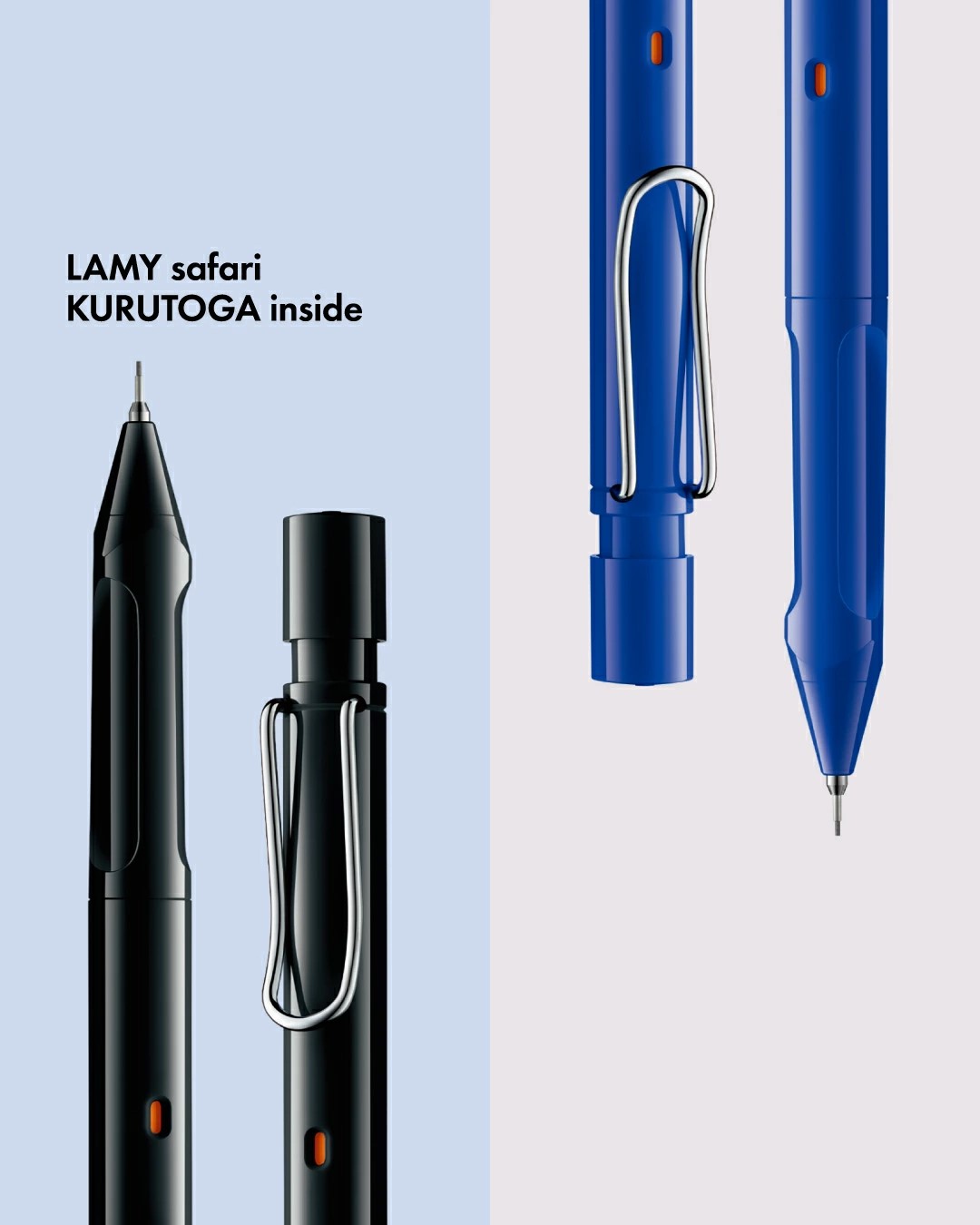 LAMY safari KURUTOGA inside 4色セット LAMY safari 【正規品】LAMY KURUTOGA inside ラミー サファリ