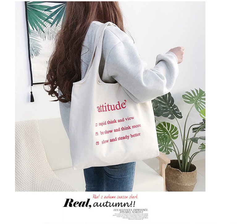 大きめキャンバストートバッグ(大きい内ポケット付き) 全3色