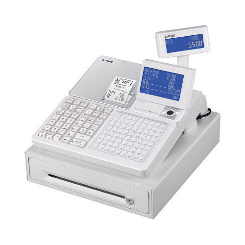 CASIO SR-5200 レジスター ホワイト レジスター SR−C550 EX−4SWE ホワイト : はんこ堂online