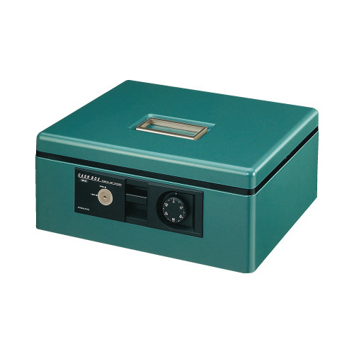 手提げ金庫＜ダイヤル付き型＞ A4（1号） 緑 : はんこ堂online