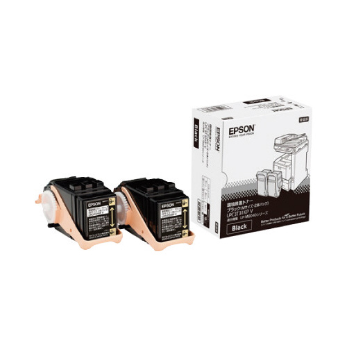 Amazon | EPSON LPC3T31KPV環境推進トナー ブラック Mサイズ 2本パック