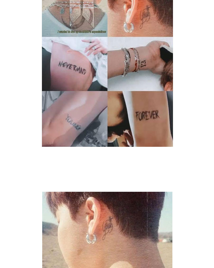 BTS 防弾少年団 TATTOO SEAL SERIES バンタン タトゥーシール