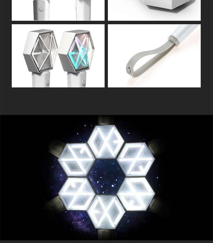 公式特典付き] EXO エクソ 公式 ペンライト OFFICIAL FANLIGHT
