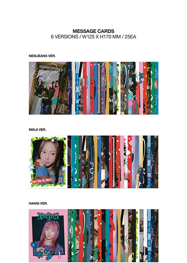 NewJeans ニュージーンズ 'OMG' Message Card ver. 1ST single Album
