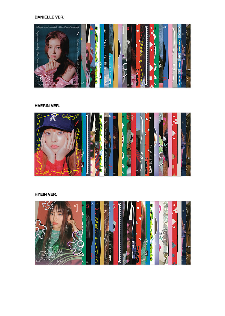 NewJeans ニュージーンズ 'OMG' Message Card ver. 1ST single